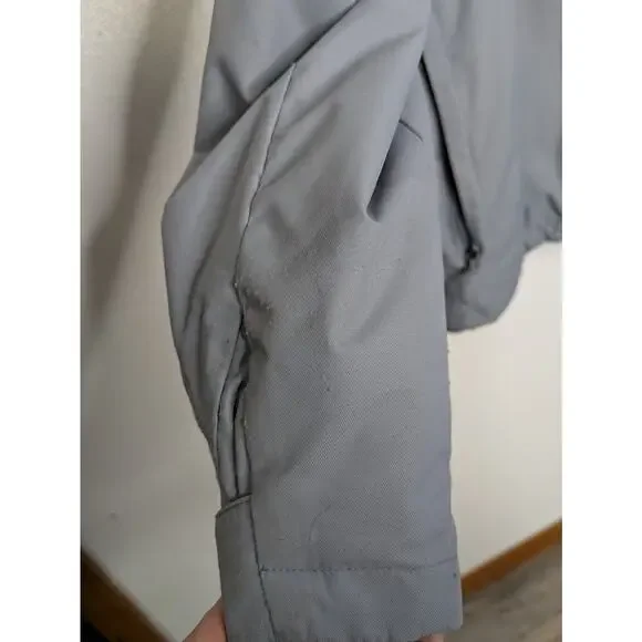 Columbia Jacket Mens Large Gray Omni-Tech Hooded Rain Waterproof - Picture 6 of 12